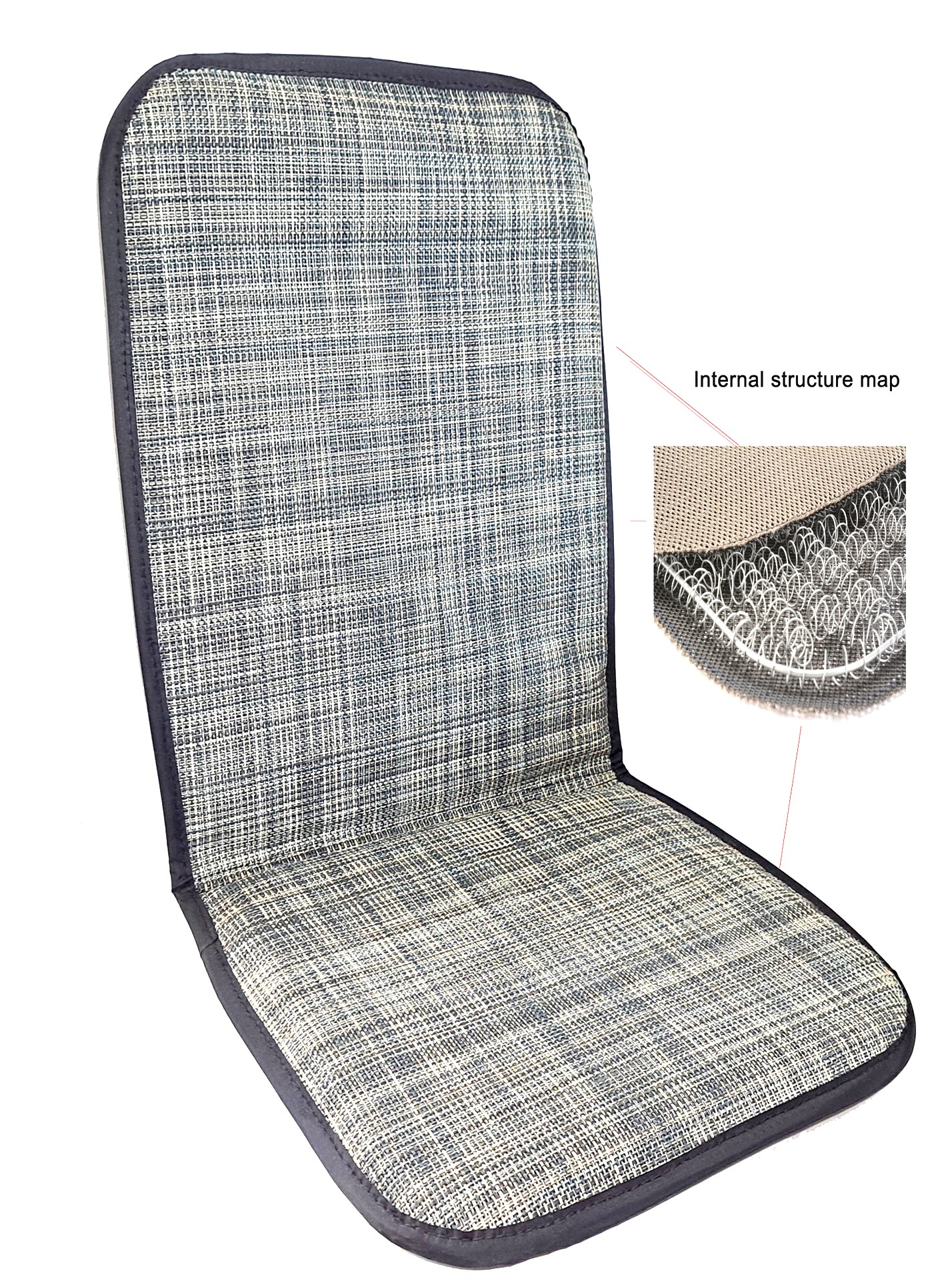 Breathable Ergonomic Auto Backrest Seat Cushion Pillow Back Support Fashion Car Seat Cushion